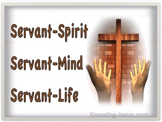 Servant-Spirit, Servant-Mind, Servant-Life (devotional)10-04 (white)